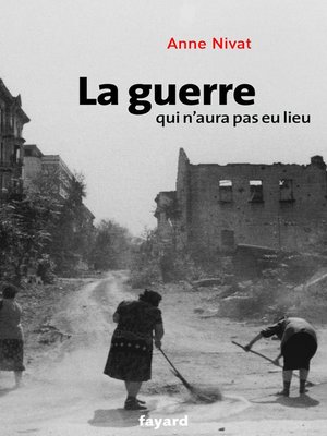 cover image of La guerre qui n'aura pas eu lieu